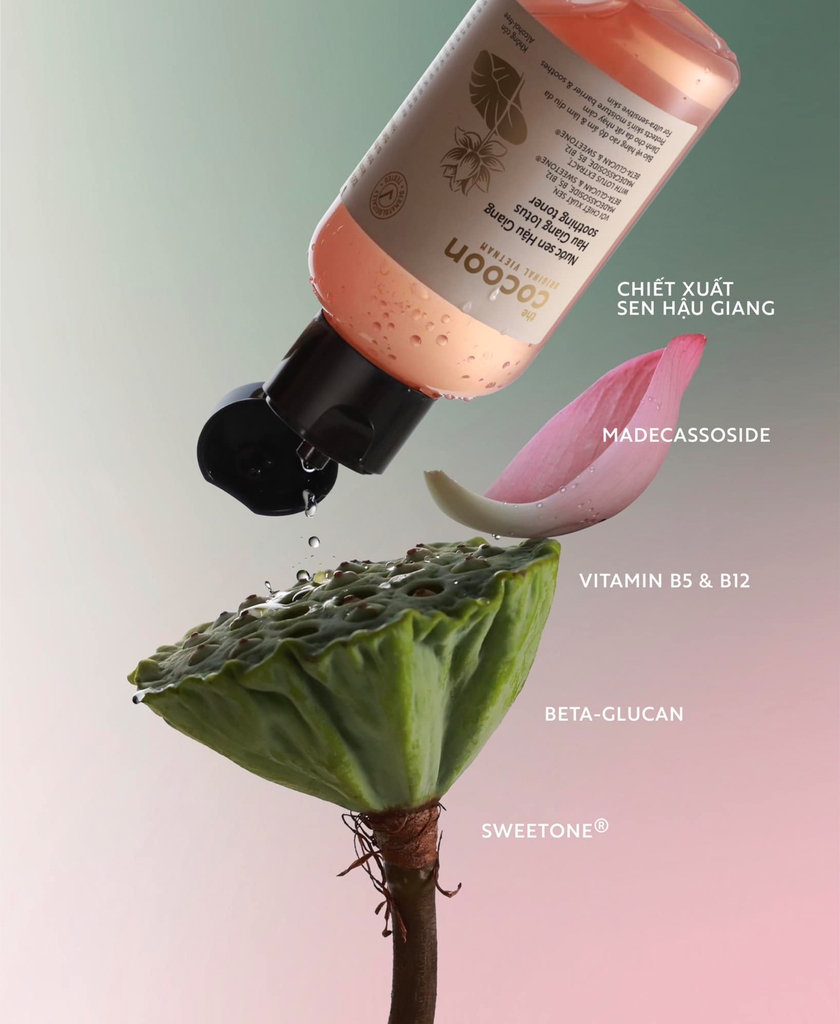 Toner Nước Cân Bằng Da SEN Hậu Giang Cocoon