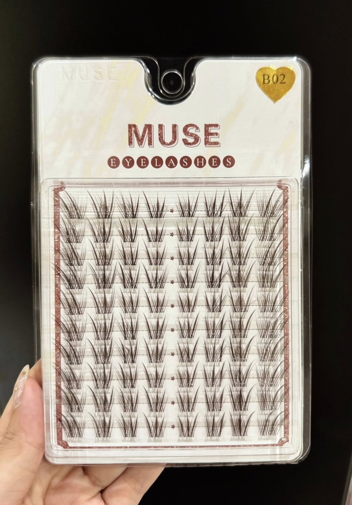 (Mi Nâu)Lông Mi Giả Mi Chùm Muse
