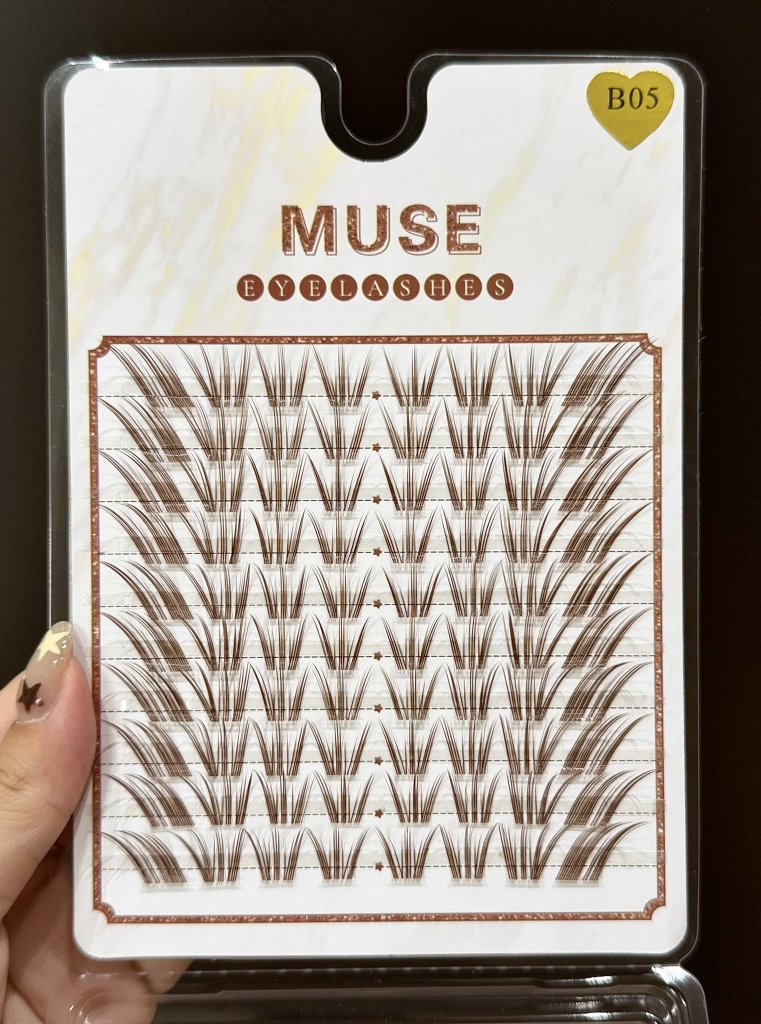 (Mi Nâu)Lông Mi Giả Mi Chùm Muse