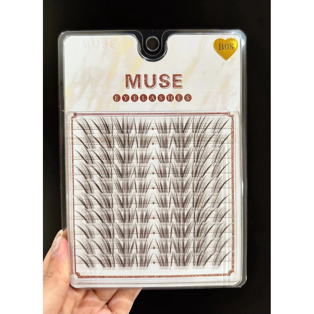 (Mi Nâu)Lông Mi Giả Mi Chùm Muse