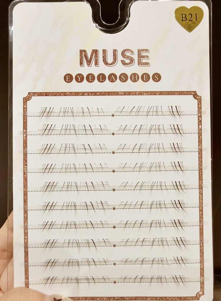 (MI DƯỚI) Lông Mi Giả Mi Nâu Muse