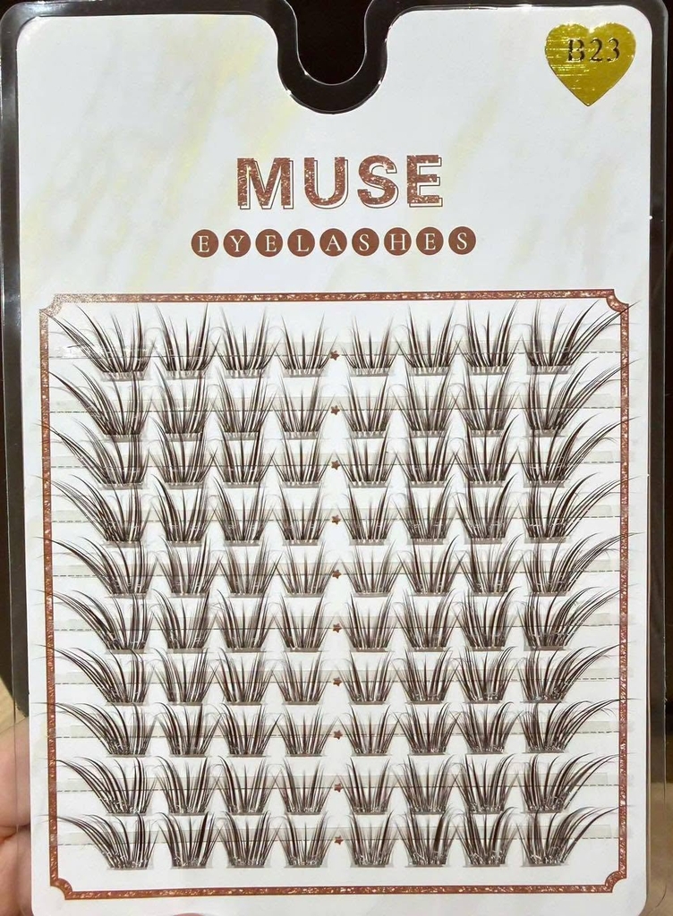 (Mi Nâu)Lông Mi Giả Mi Chùm Muse