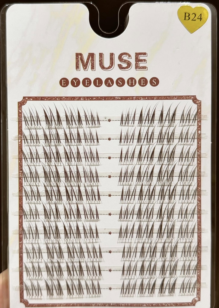 (Mi Nâu)Lông Mi Giả Mi Chùm Muse