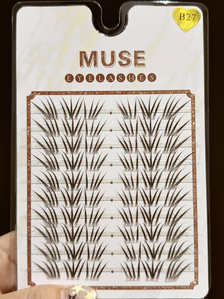 (Mi Nâu)Lông Mi Giả Mi Chùm Muse
