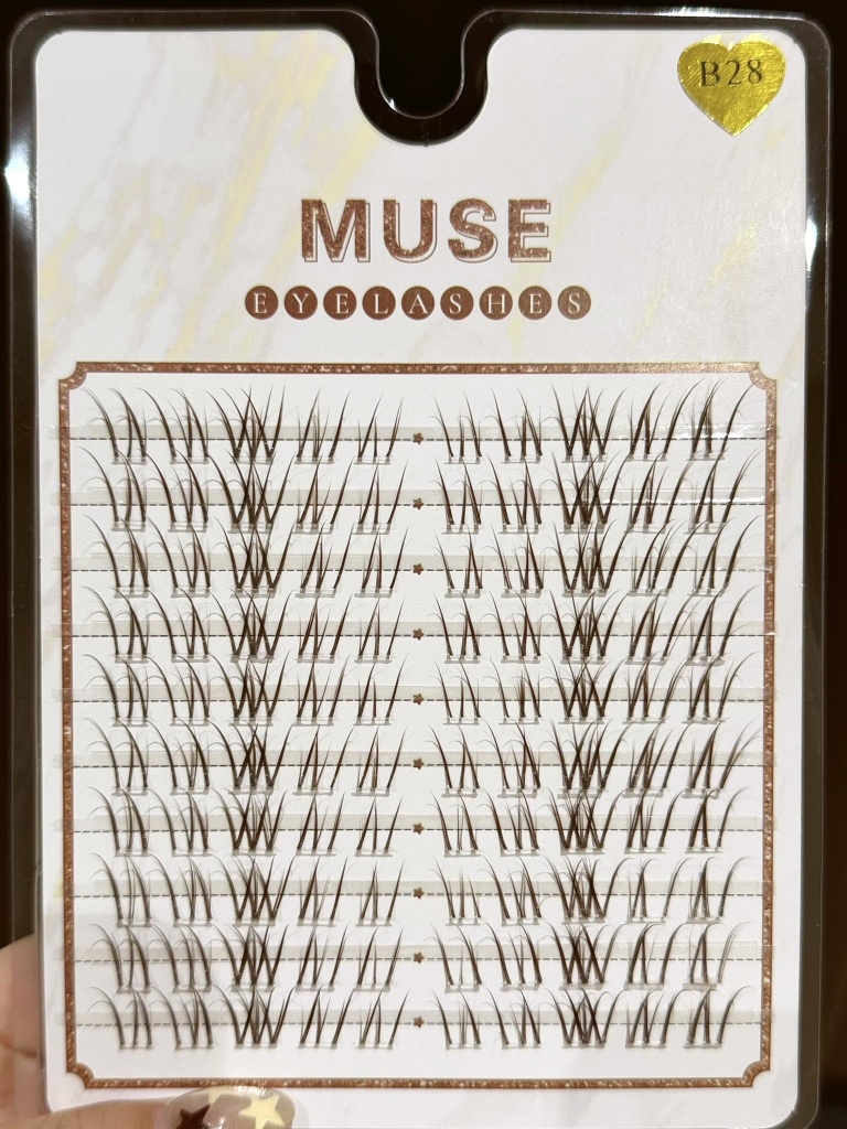 (Mi Nâu)Lông Mi Giả Mi Chùm Muse