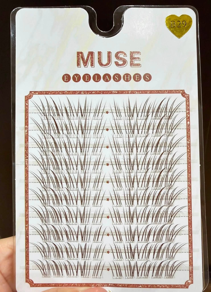 (Mi Nâu)Lông Mi Giả Mi Chùm Muse