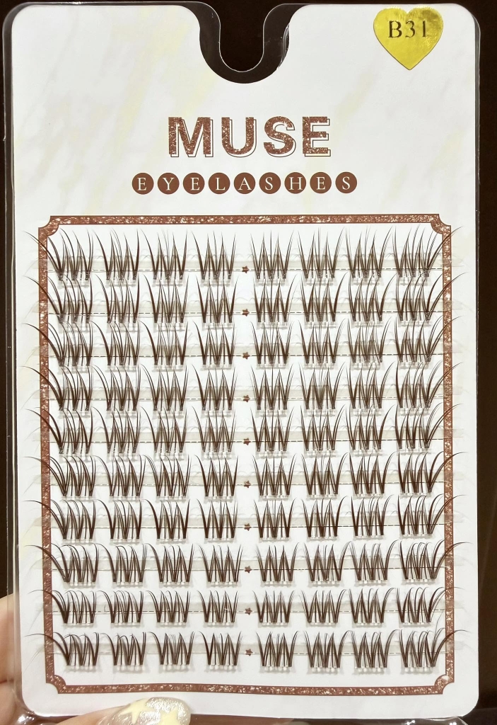 (Mi Nâu)Lông Mi Giả Mi Chùm Muse