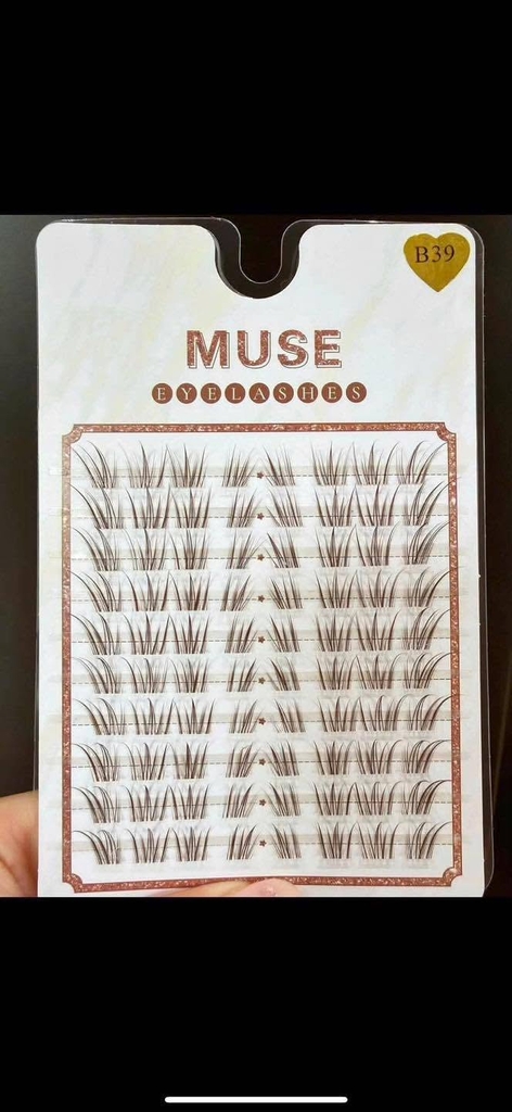 (Mi Nâu)Lông Mi Giả Mi Chùm Muse