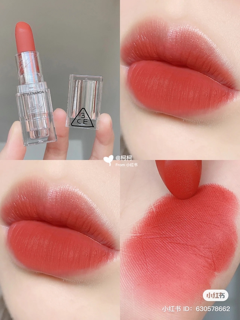 Son Thỏi Lì 3CE Soft Matte Lipstick  Transparent Shell 3.5g