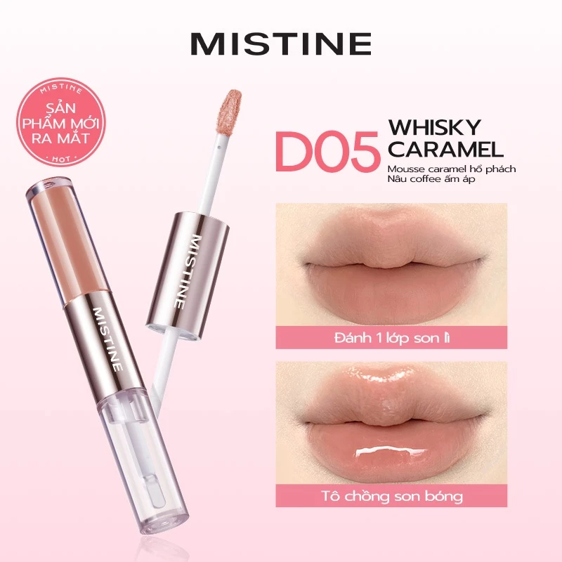 Son 2 Đầu Mistine Tipsy-lock Lip Duo