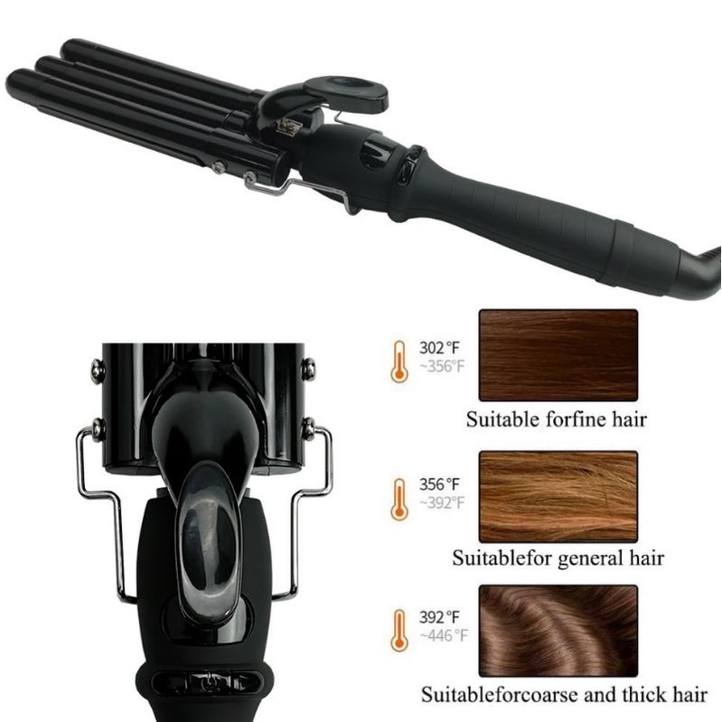 Máy Uốn Tóc Gợn Sóng 3 Trục