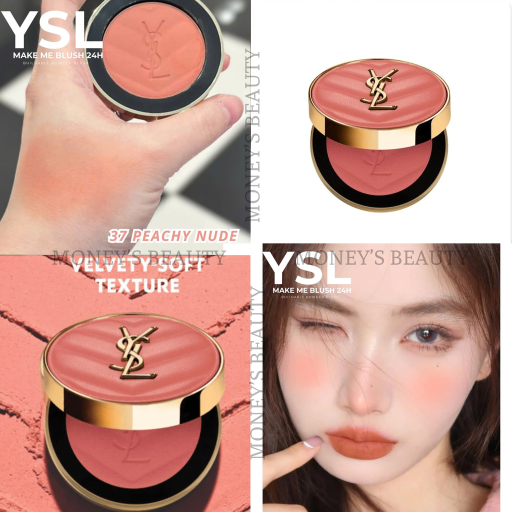 Phấn Má Hồng YSL Yves Saint Laurent Make Me Blush 24H Buildable Powder Blush