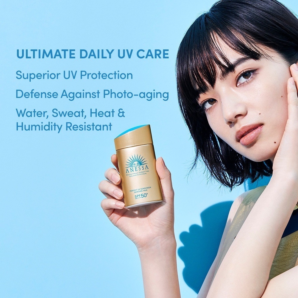Kem Chống Nắng Anessa Perfect UV Sunscreen Skincare Milk 50 +