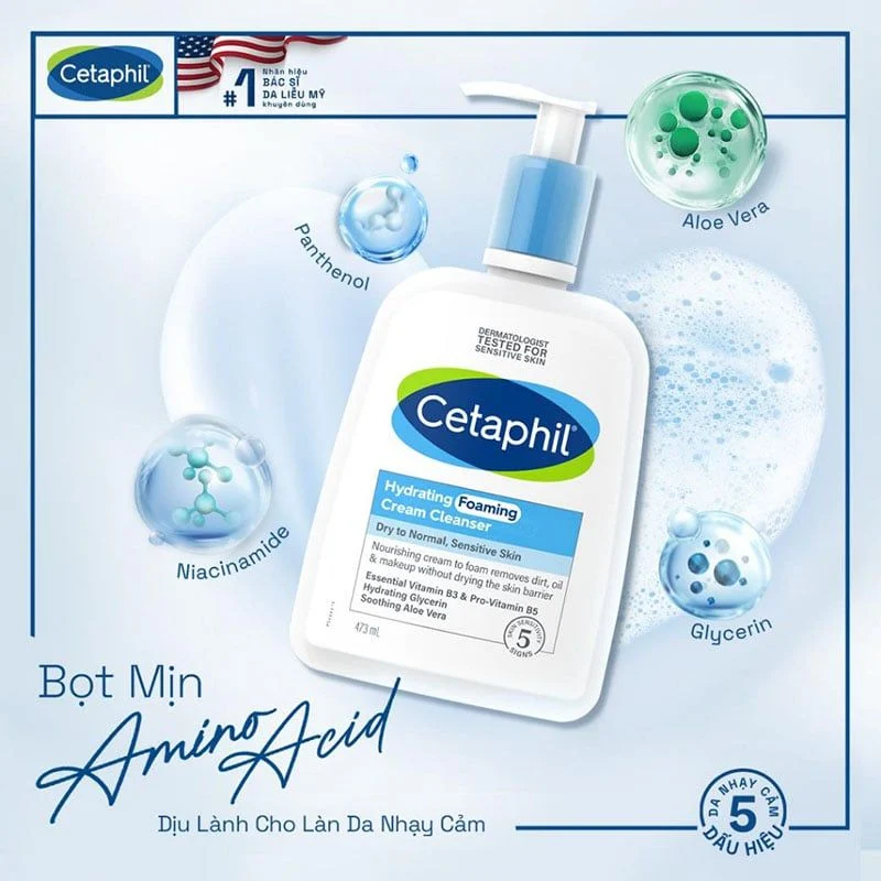 Sữa Rửa Mặt Lành Tính, Dịu Nhẹ Không Xà Phòng Cetaphil Gentle Skin Cleanser
