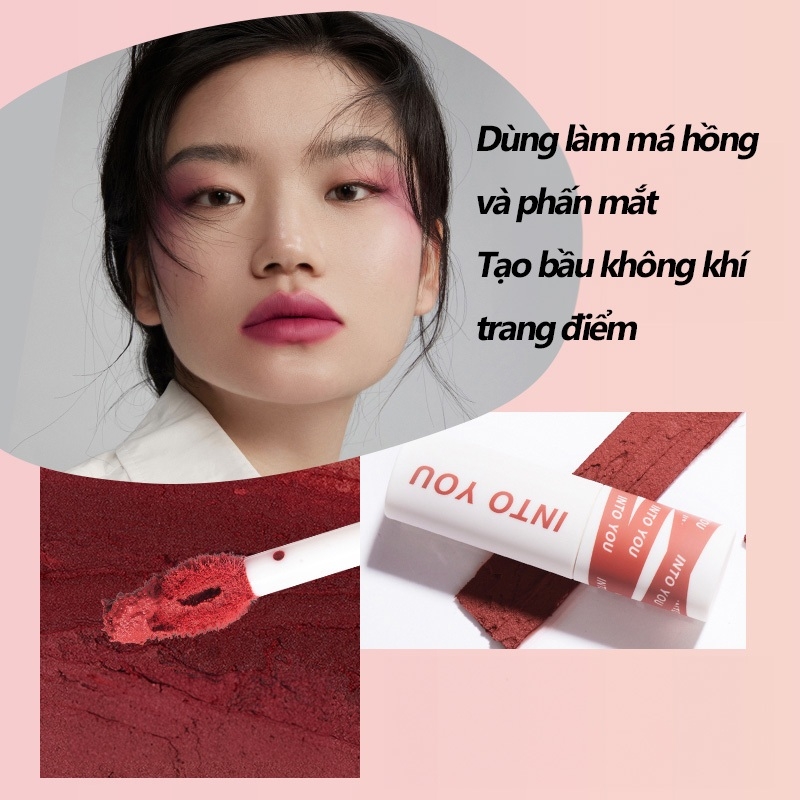 Son Kem Bùn Siêu Lì INTO YOU Customized Airy Lip Mud 1.8g