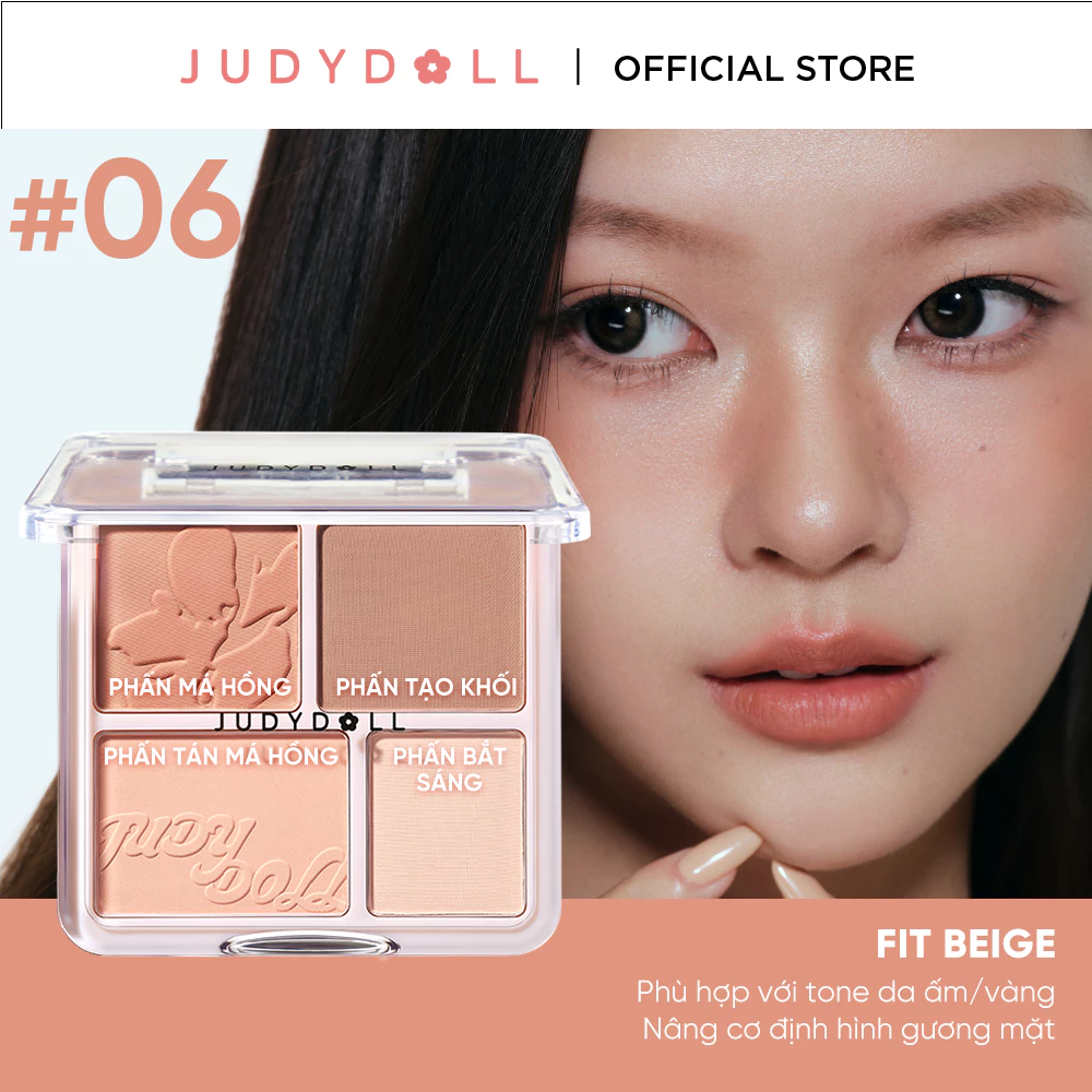Bảng Má Hồng Judydoll Blush & Highlighter  Pallet