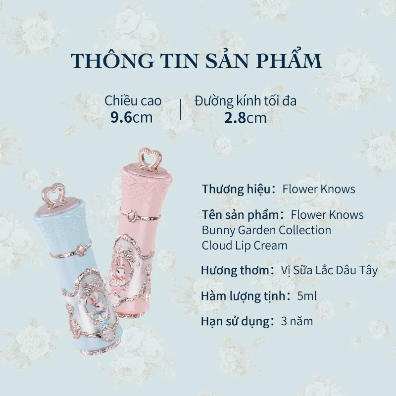 Son Kem Lì Matte Flower Knows Bunny Garden Collection
