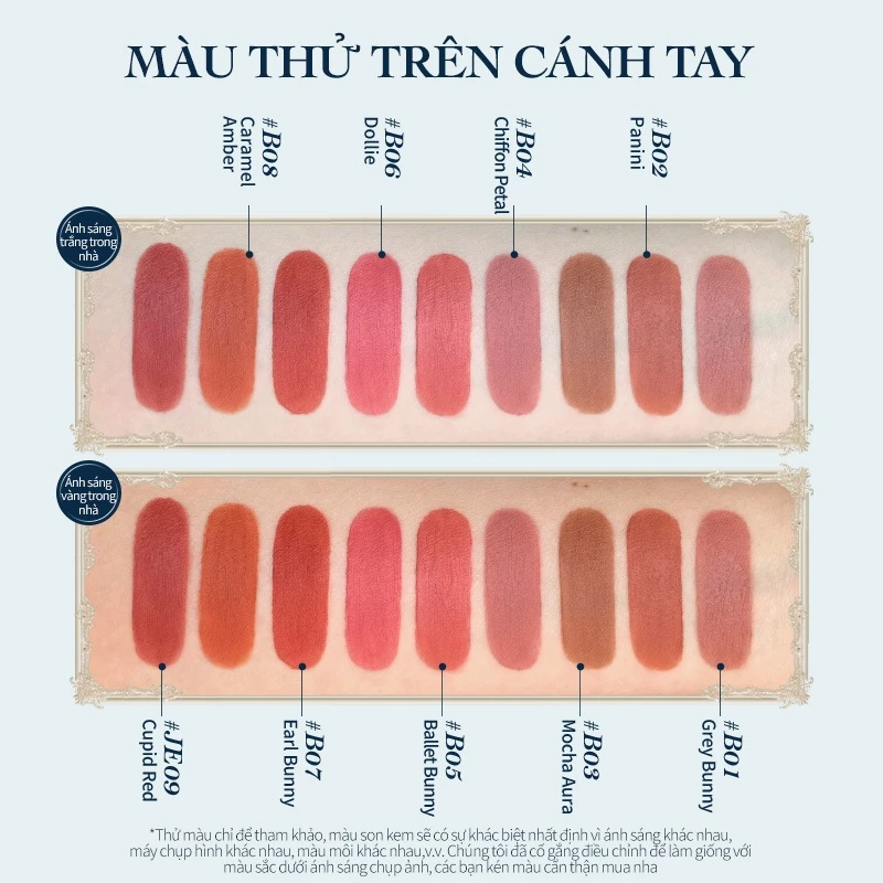 Son Kem Lì Matte Flower Knows Bunny Garden Collection
