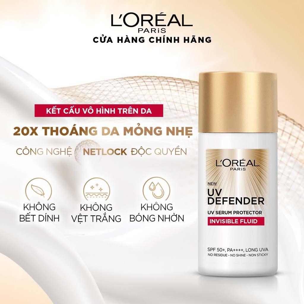 Kem Chống Nắng x20 L’Oreal Paris UV Defender Serum 50ml SPF 50++