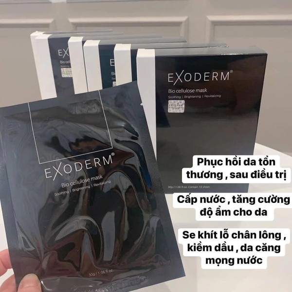 Mặt Nạ làm Dịu Và Sáng Da Exoderm Bio Cellulose Mask