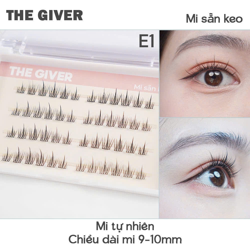 Lông Mi  Giả Tự Dính , Mi Chùm  The Giver (sẵn keo)