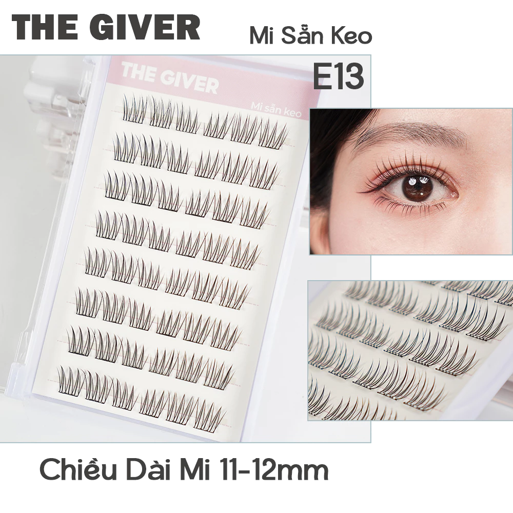 Lông Mi  Giả Tự Dính , Mi Chùm  The Giver (sẵn keo)