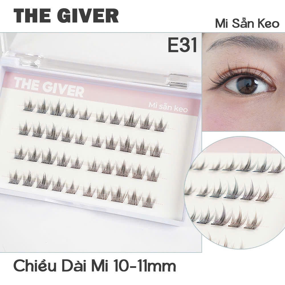 Lông Mi  Giả Tự Dính , Mi Chùm  The Giver (sẵn keo)