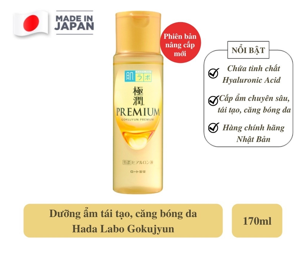 Nước Hoa Hồng Toner Lotion Hada Labo Gokujyun Premium Gokujyun