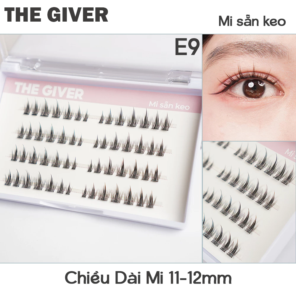 Lông Mi  Giả Tự Dính , Mi Chùm  The Giver (sẵn keo)