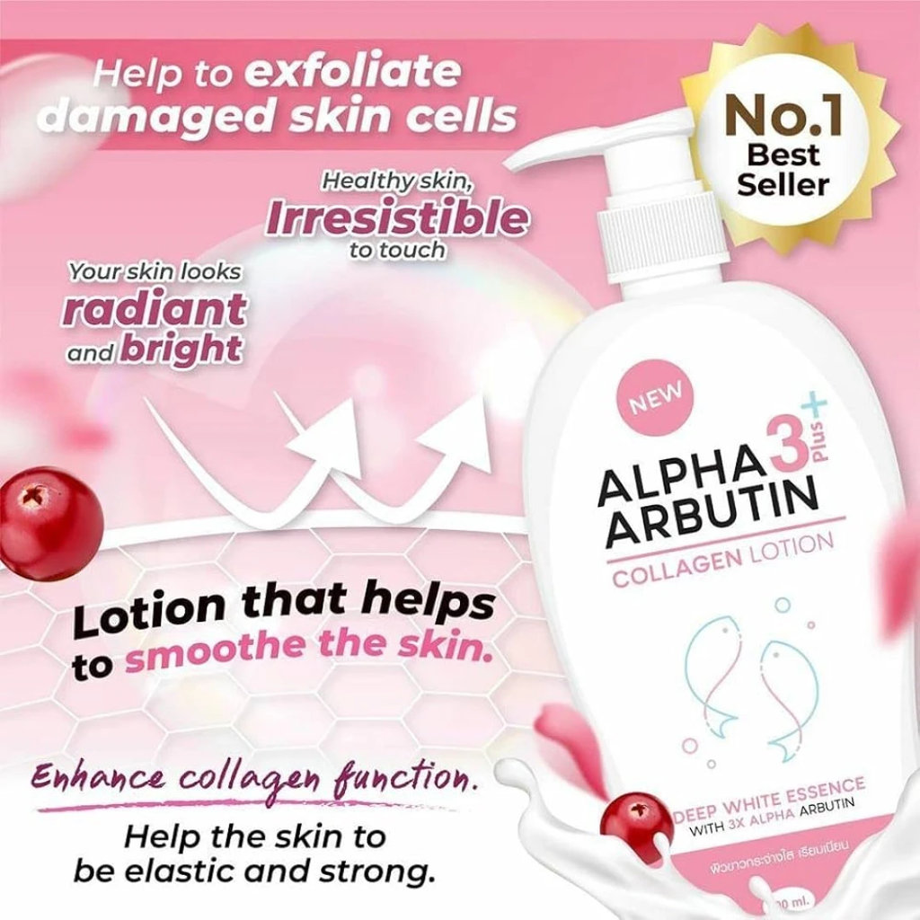 Sữa Dưỡng Thể Trắng Da Precious Skin Alpha Arbutin Collagen Lotion 3+Plus