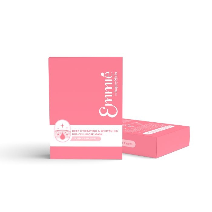 Mặt Nạ Sinh Học Emmié Cấp Ẩm Sâu & Dưỡng Sáng Da 25g Deep Hydrating & Whitening Bio Cellulose Mask