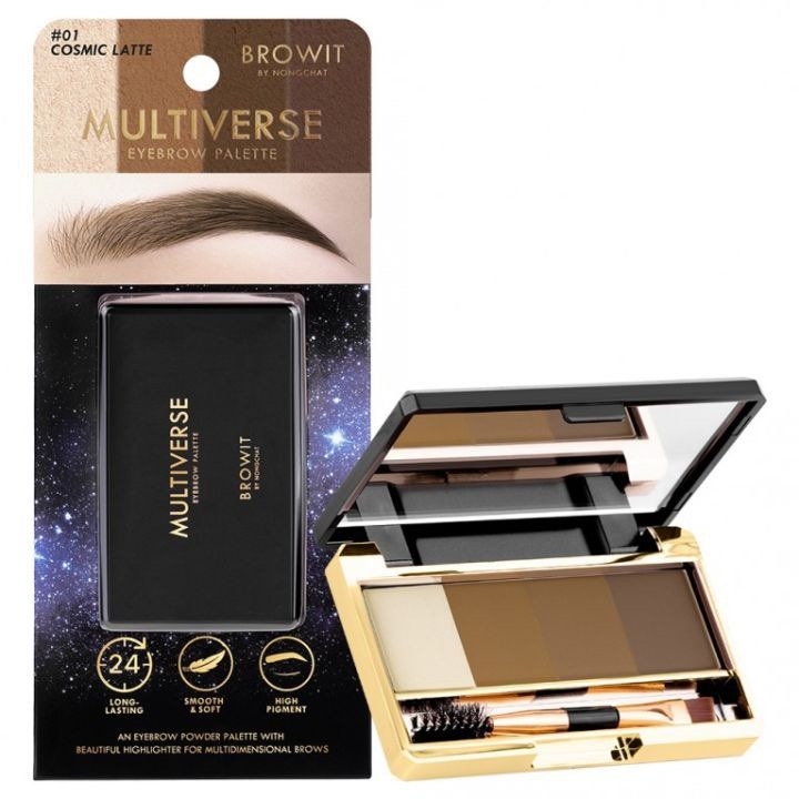 Phấn Kẻ Chân Mày Browit by Nongchat Multiverse Eyebrow Palette