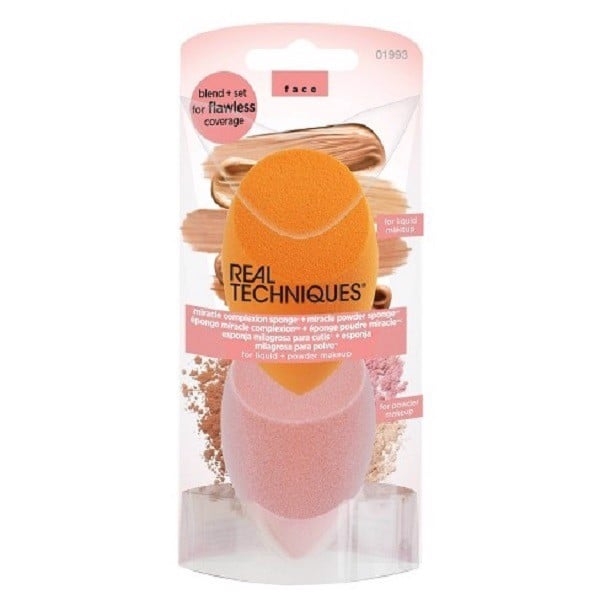Set Mút Trang Điểm Tán Nền Real Techniques 2 Miracle Complexion Sponge