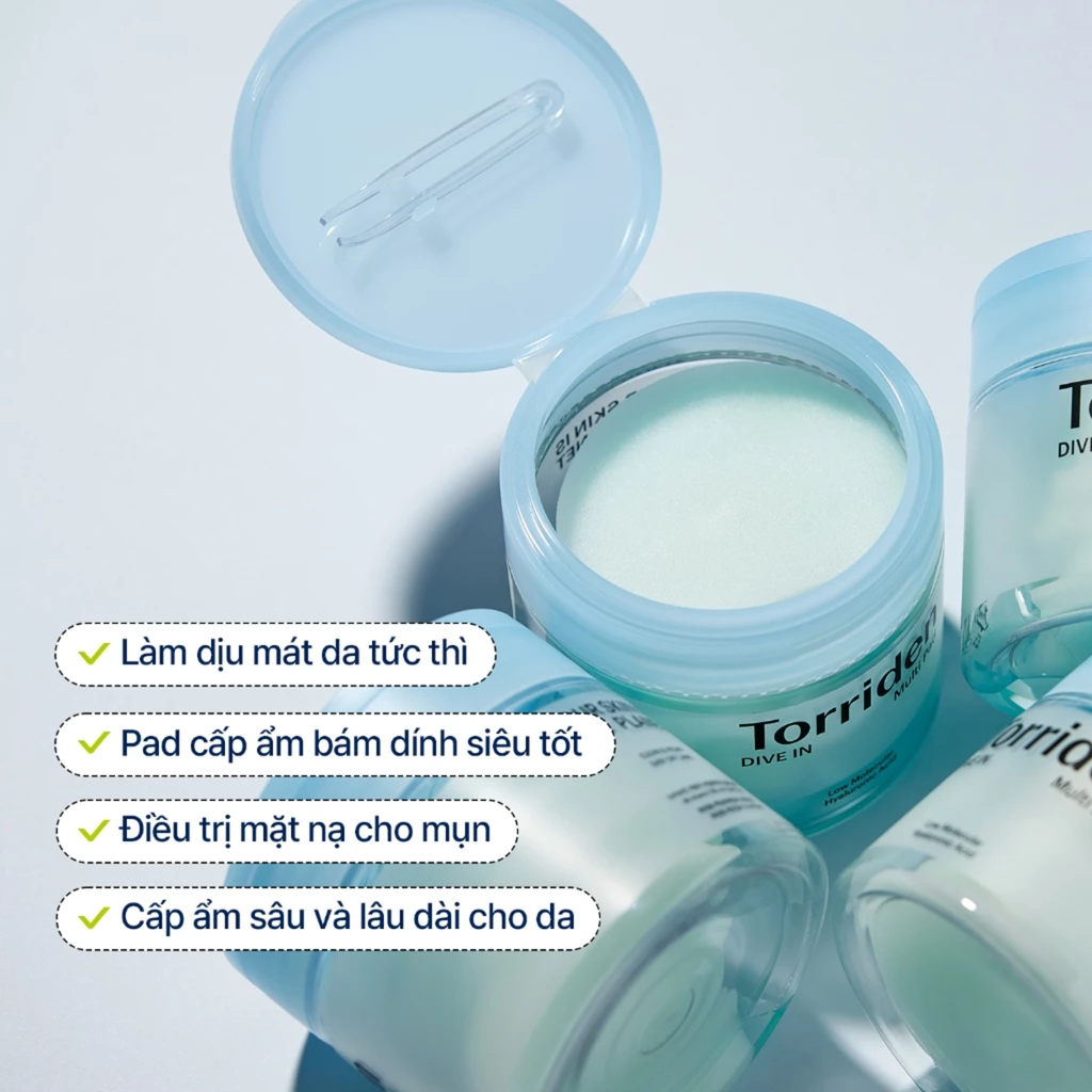 Toner Pad Torriden Dưỡng Ẩm, Làm Mềm Mịn Da