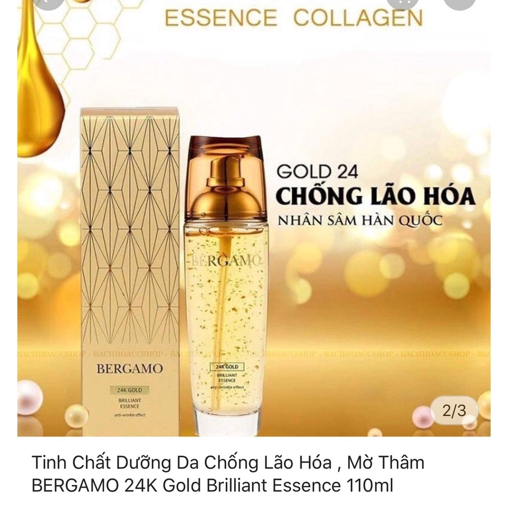 Tinh Chất Serum Dưỡng Trắng và Lót Bergamo Luxury