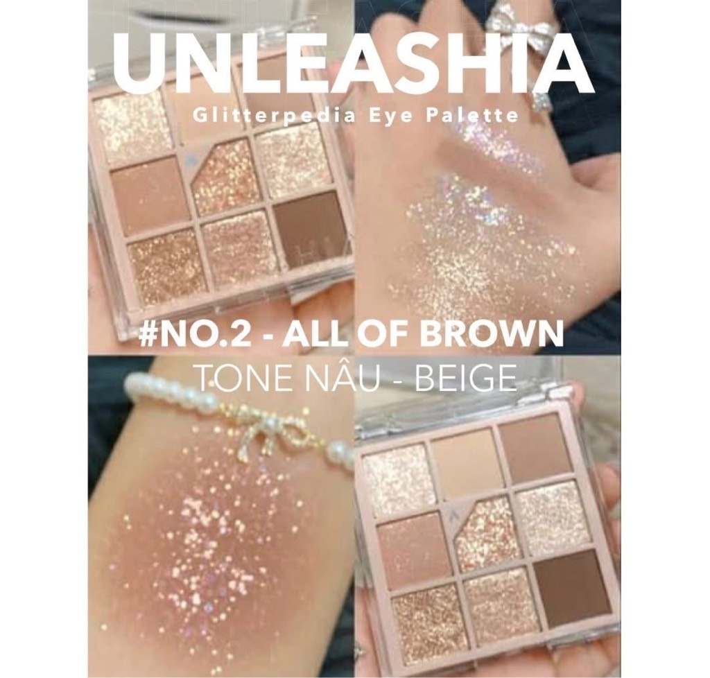 Bảng Mắt Unleashia Glitterpedia Eye Palette 9 ô
