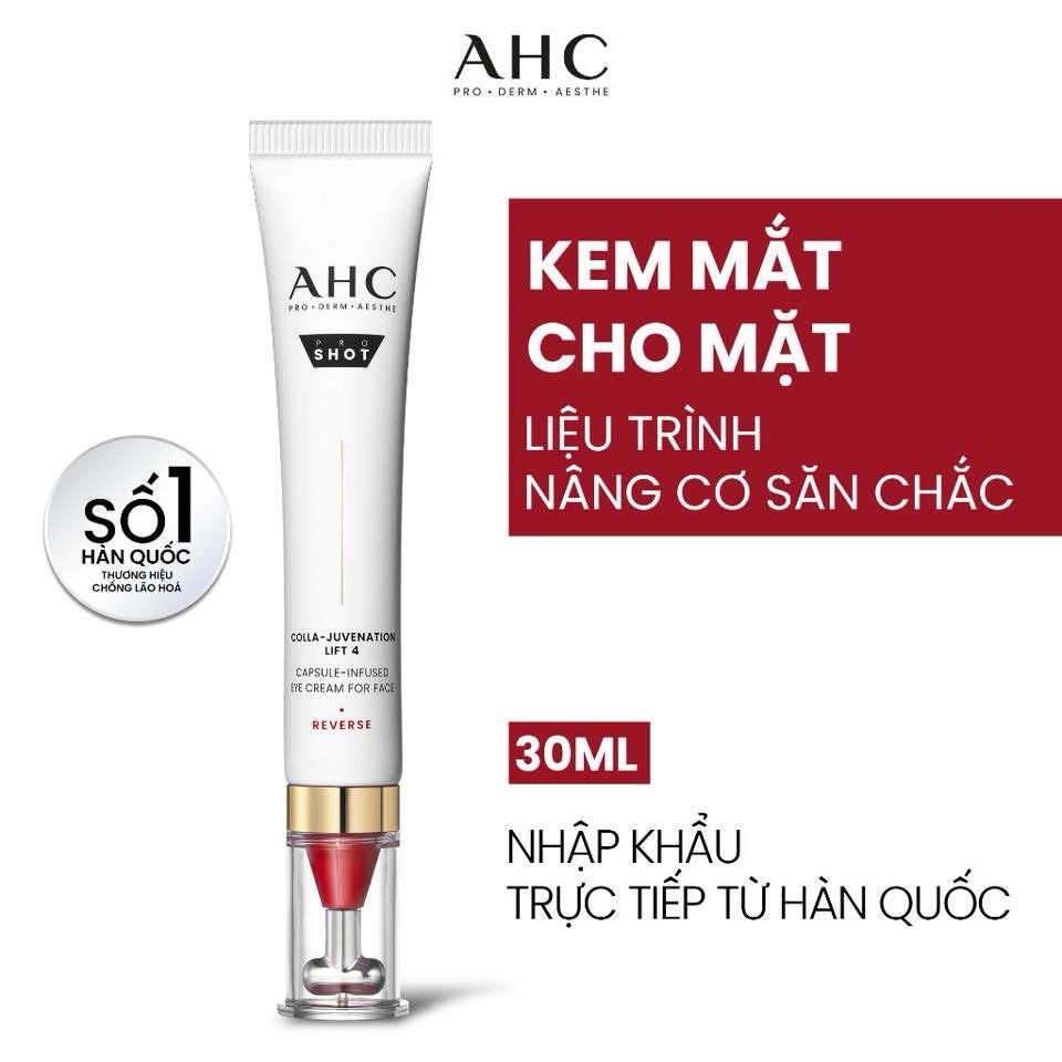 Kem Dưỡng Da Mặt Và Mắt Cải Thiện Lão Hóa Da AHC Pro Shot Colla Juvenation Lift 4