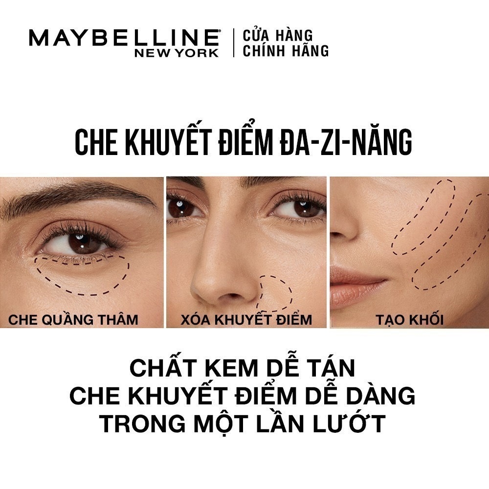 Che Khuyết Điểm Maybelline Instant Age Rewind Eraser Multi-Use Concealer SPF 30 6ml