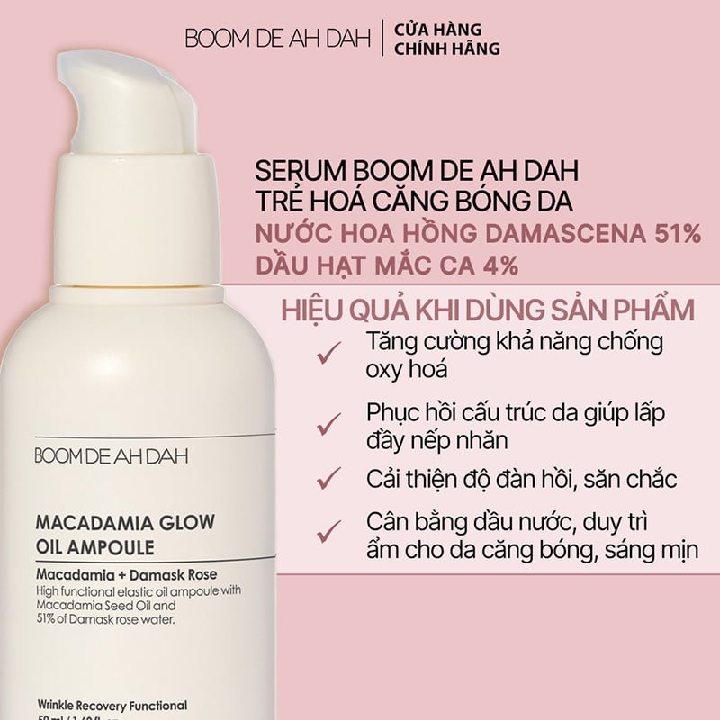 Tinh Chất Serum Hỗ Trợ Trắng Da, Ngừa Lão Hóa BOOM DE AH DAH Niacinamide Ampoule