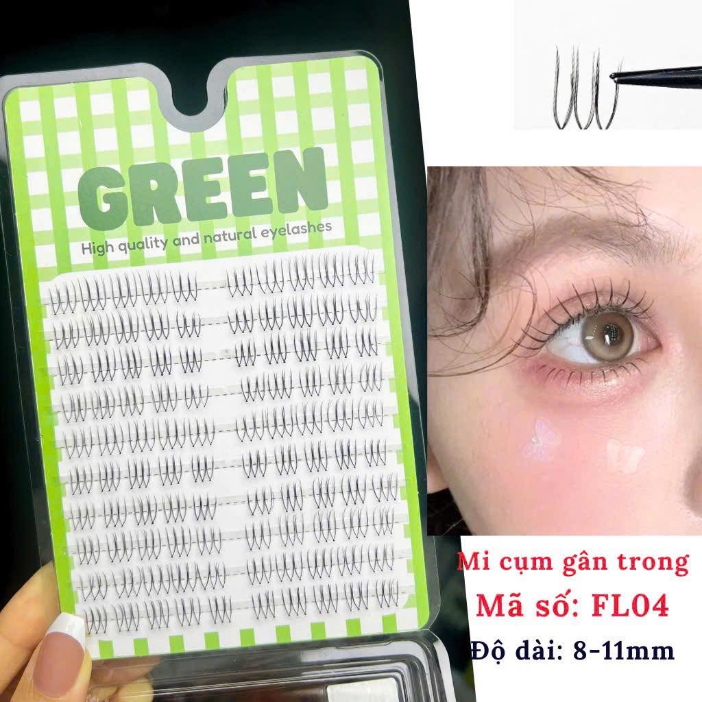 Lông Mi Giả Mi Chùm Chùm Green