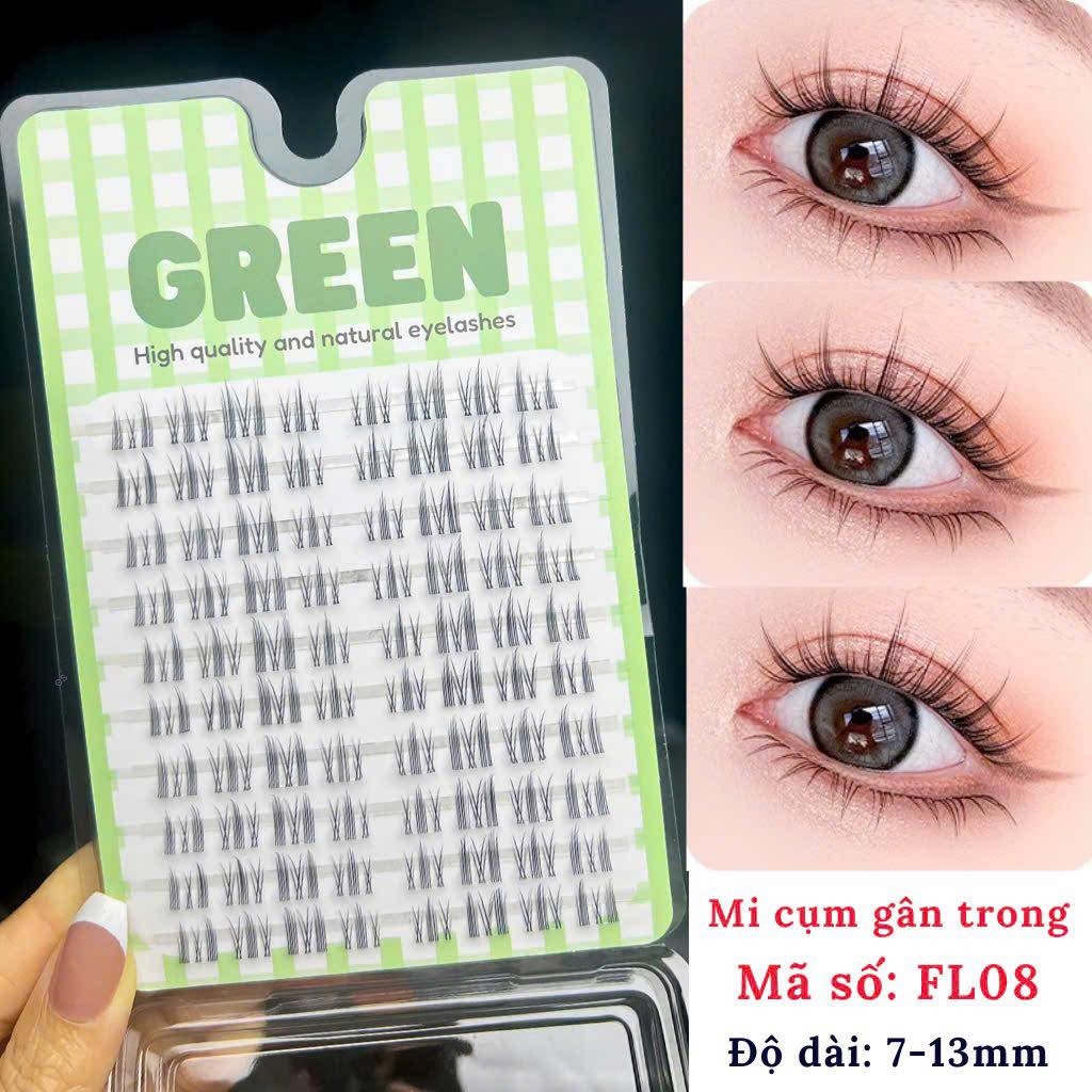 Lông Mi Giả Mi Chùm Chùm Green