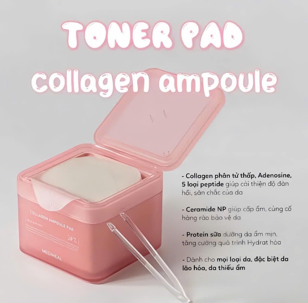 Toner Pad Mediheal Ampoule Pad 100 Pads