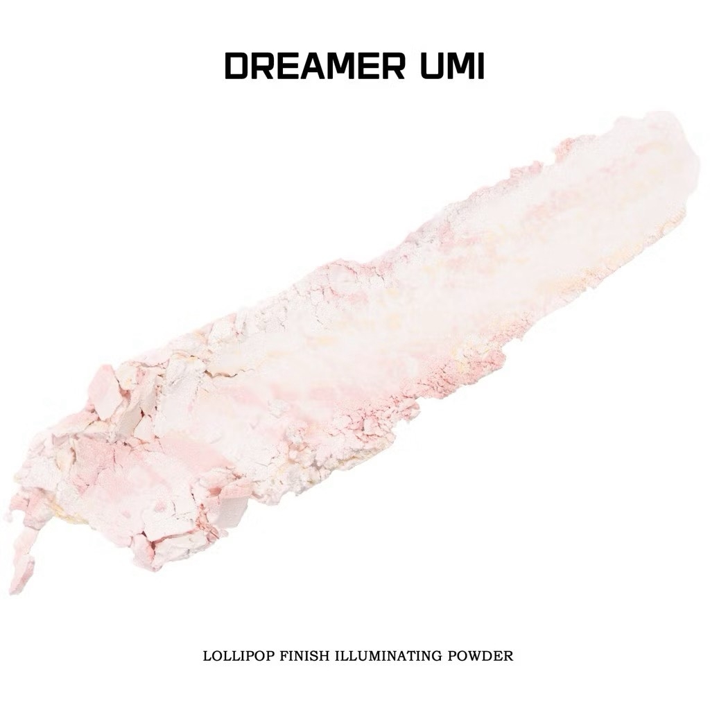 Phấn Phủ Nén Dreamer Umi LOLLIPOP FINISH Illuminating Powder Làm Sáng Trung Tâm Mặt, Tự Nhiên