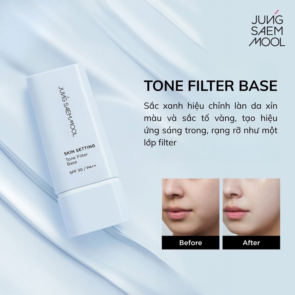 Kem Lót Jung Saem Mool Skin Setting Tone Correcting Base 40ml