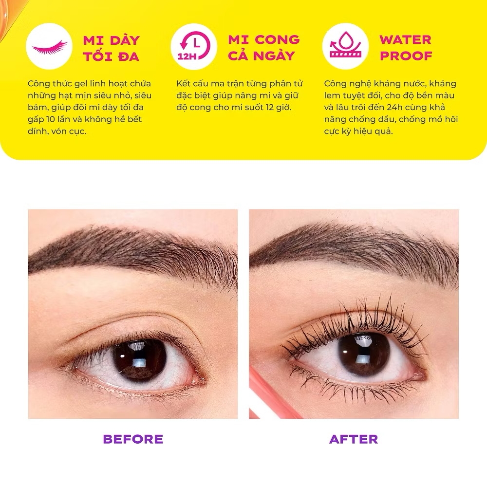 Chuốt mi LEMONADE SuperNatural Mascara 7.5g