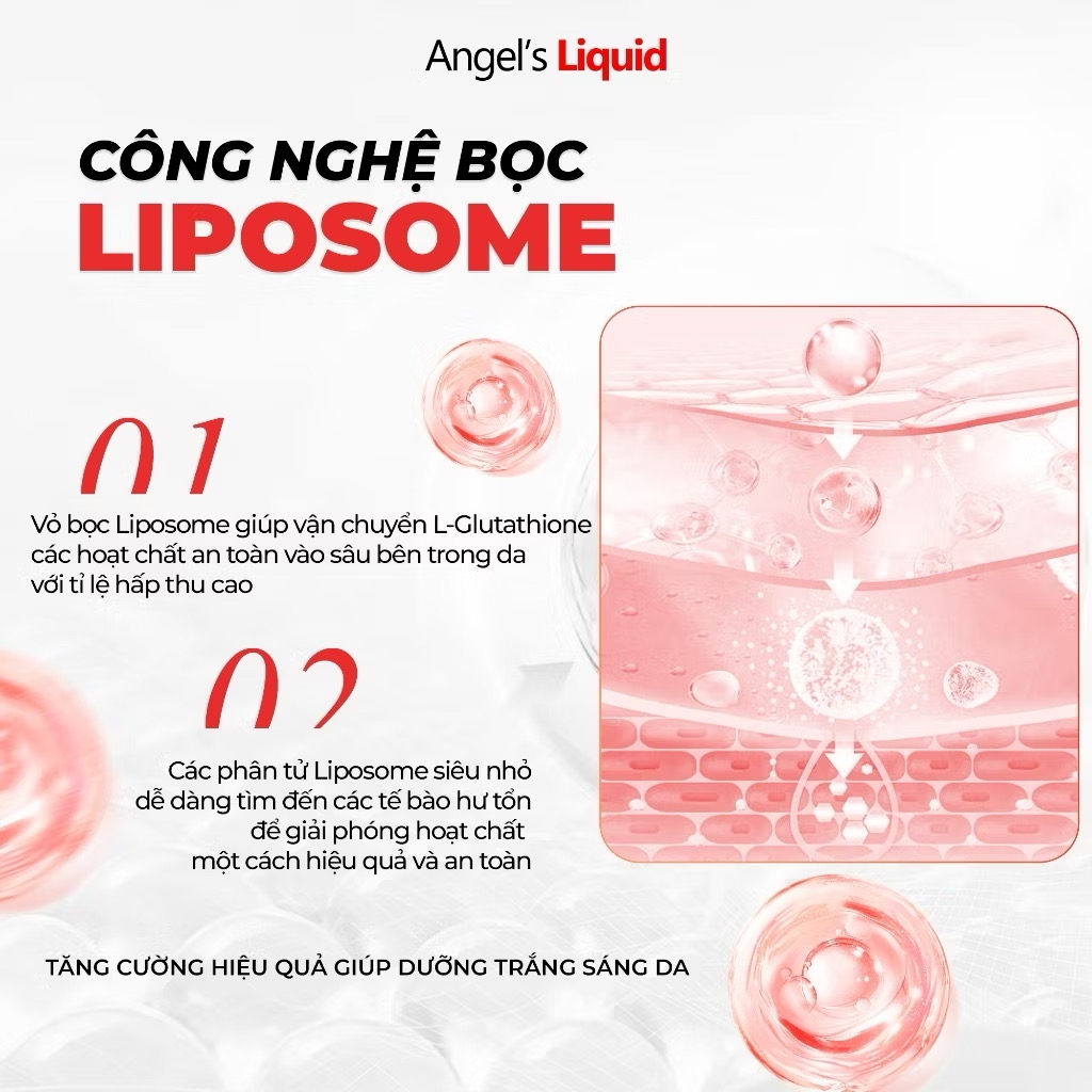 Serum Dưỡng Trắng Da, Cấp Ẩm Đa Tầng Angel's Liquid Glutathione 700mg + 5% HA 7Day Whitening Program