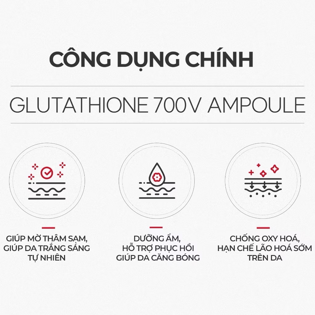 Serum Dưỡng Trắng Da, Cấp Ẩm Đa Tầng Angel's Liquid Glutathione 700mg + 5% HA 7Day Whitening Program