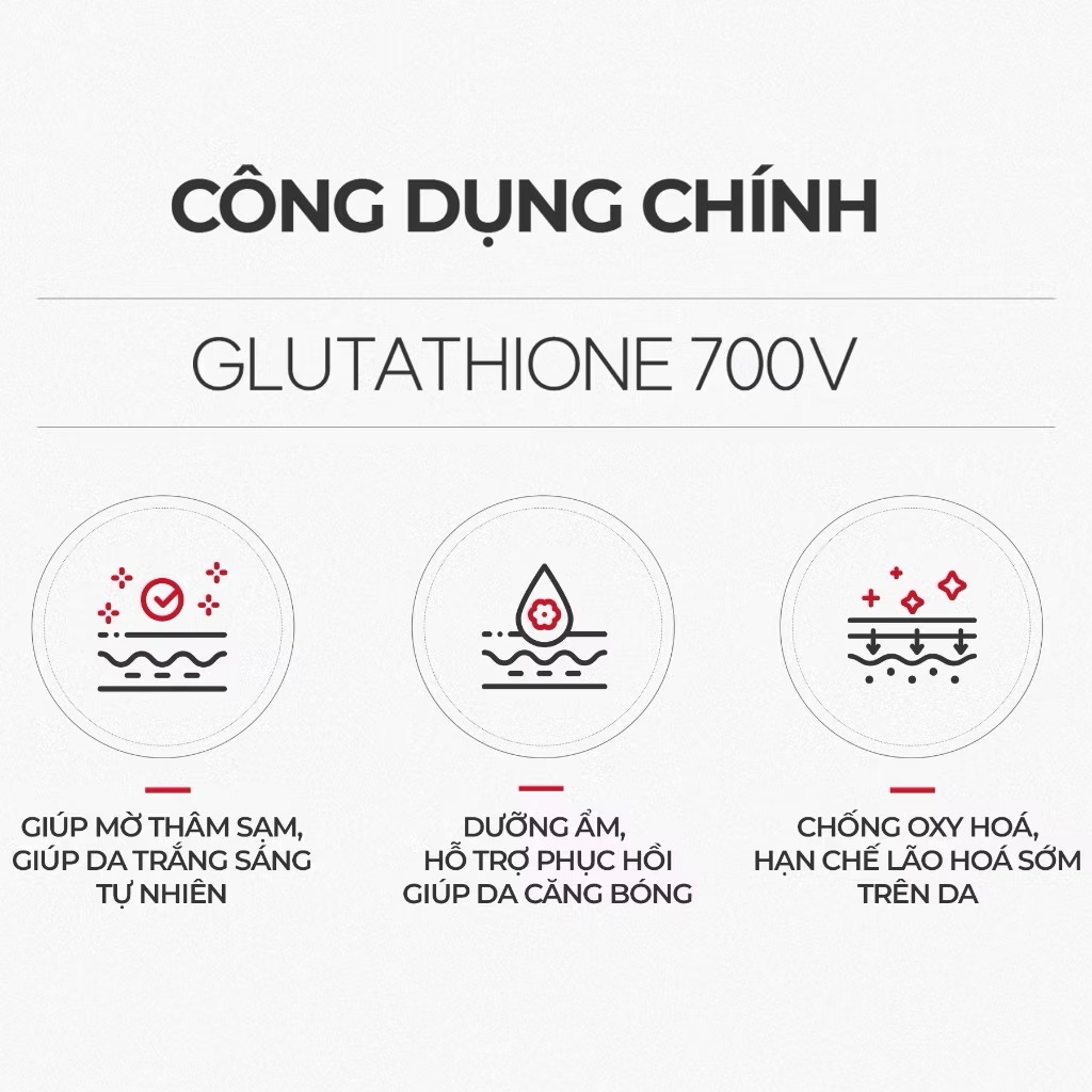 Kem Dưỡng Trắng Da Cấp Ẩm Đa Tầng Angel's Liquid 7 Day Whitening Program Glutathione 700 V-Cream