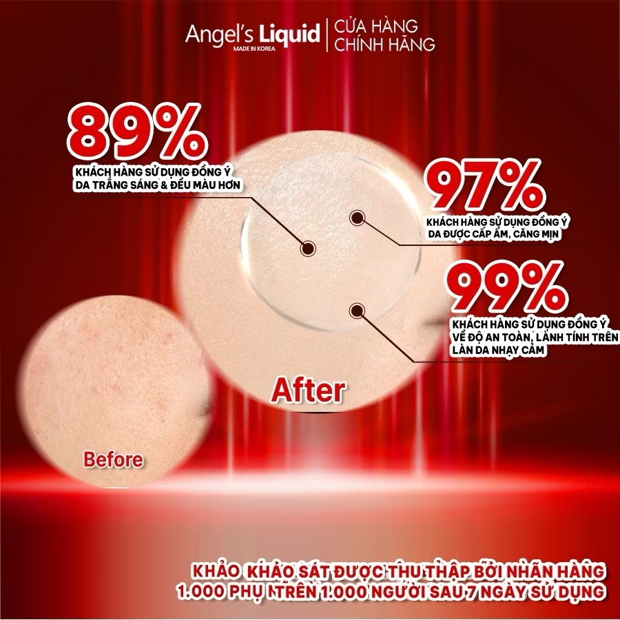 Kem Dưỡng Trắng Da Cấp Ẩm Đa Tầng Angel's Liquid 7 Day Whitening Program Glutathione 700 V-Cream