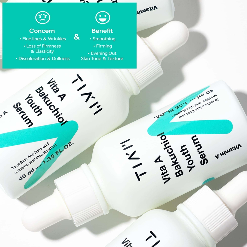 Serum Tia'm Vita A Bakuchiol Youth Serum Trẻ Hóa Da 40ml - Trắng